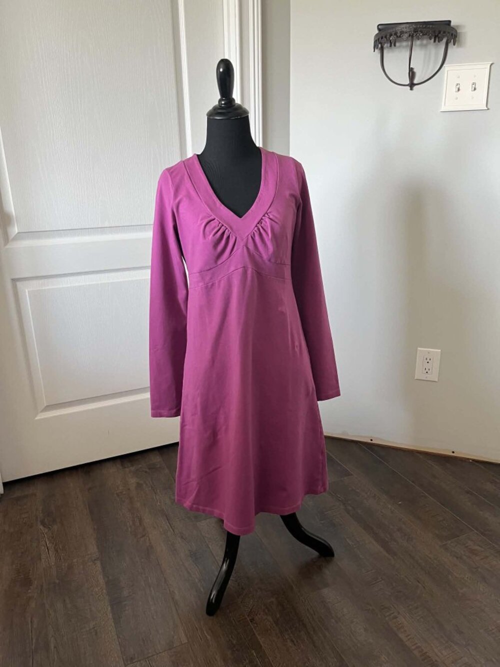 Athleta Senorita Dress Long Sleeve A Line Silhouette size Medium
